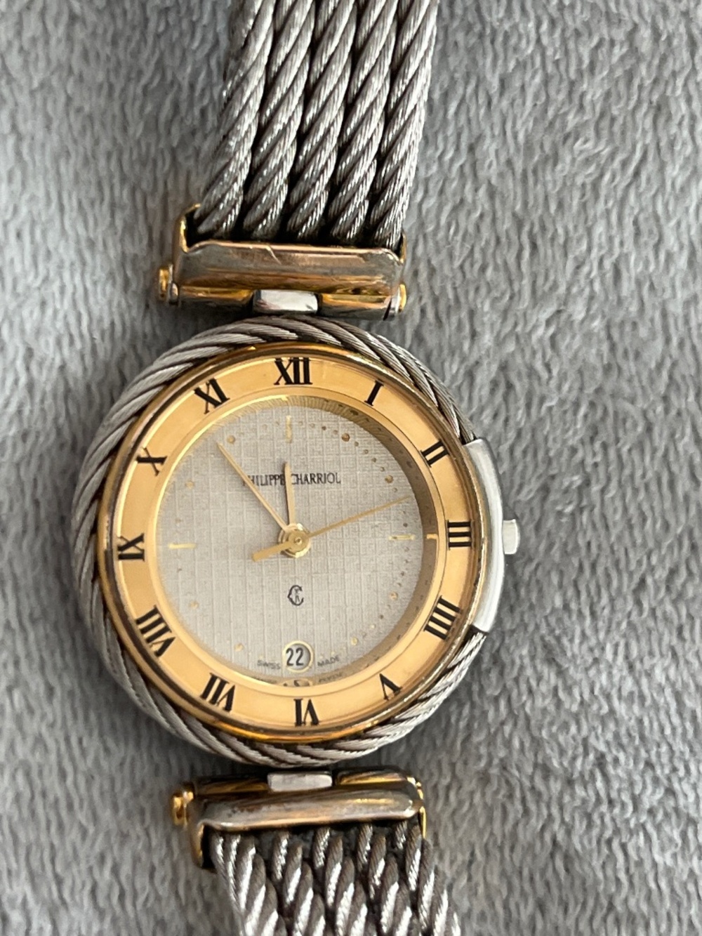 Philippe Charriol mother pearl face watch
